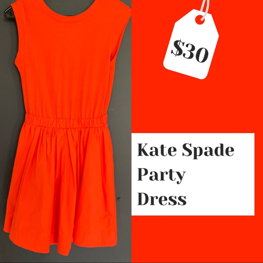 Kate Spade Saturday Bright Poppy Party Dress